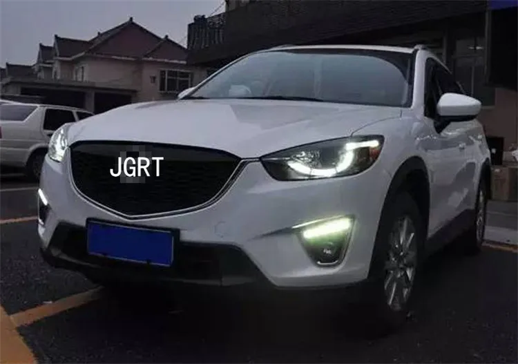 2 шт. автомобильный стиль светодиодный фары для Mazda CX-5 2013- для CX-5 Головной фонарь светодиодный DRL Объектив двойной луч H7 HID Xenon bi xenon объектив