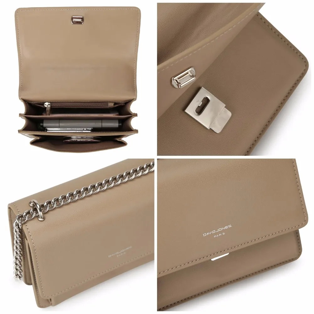DAVIDJONES женские сумки через плечо искусственная кожа на мини леди Сеть crossbody сумка