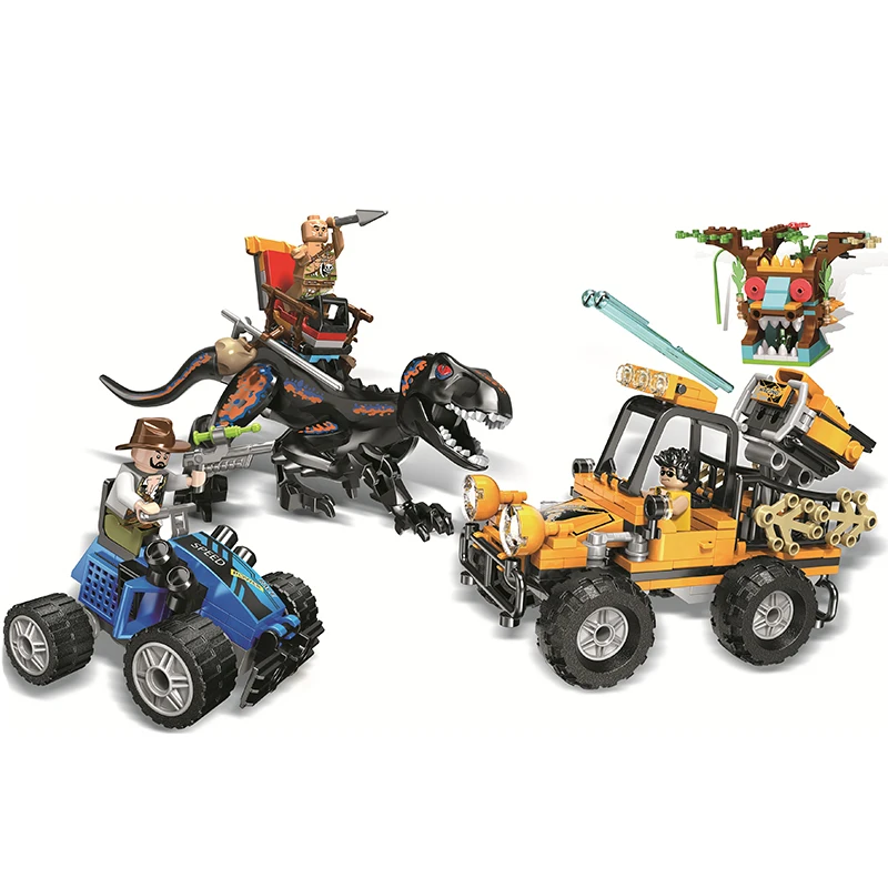 Динозавры игрушки T-Rex совместимые с LegoING мир Юрского периода 2 комплекта блоки