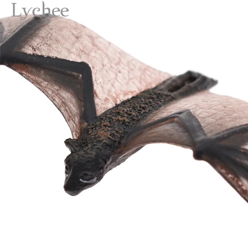 Lychee имитация жизни летучая мышь миниатюрные фигурки животных сказочное
