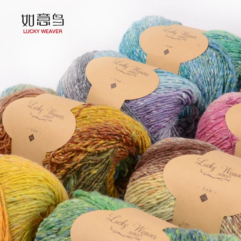 Бесплатная доставка 100 г/шар шелковый хлопковый цветной окрашенный шерстяной