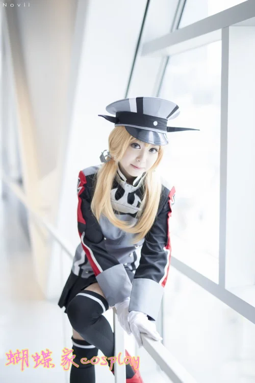 Kantai Collection Prinz Eugen Косплей Костюм с шляпой и носками 11|cosplay costume|prinz eugencostume costume |