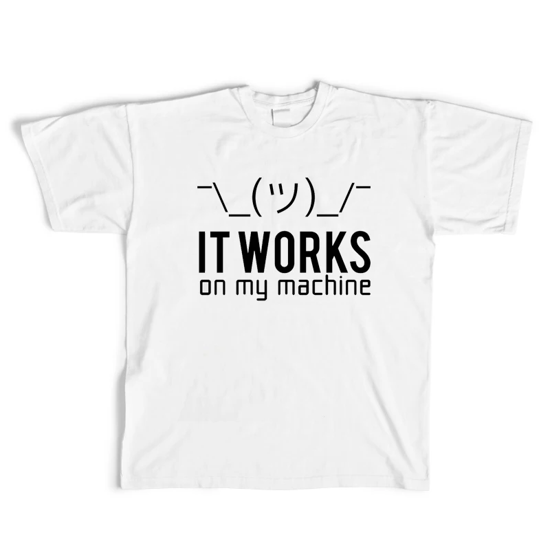Футболка Geek-это работает на футболке my machine программирующая Мужская футболка с