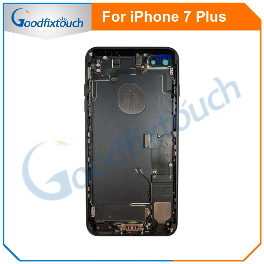Для iPhone 7 Plus 7 P задняя крышка корпус батарейного отсека задняя крышка в сборе корпус батарейного отсека 7 Plus с гибкий кабель, сменные детали