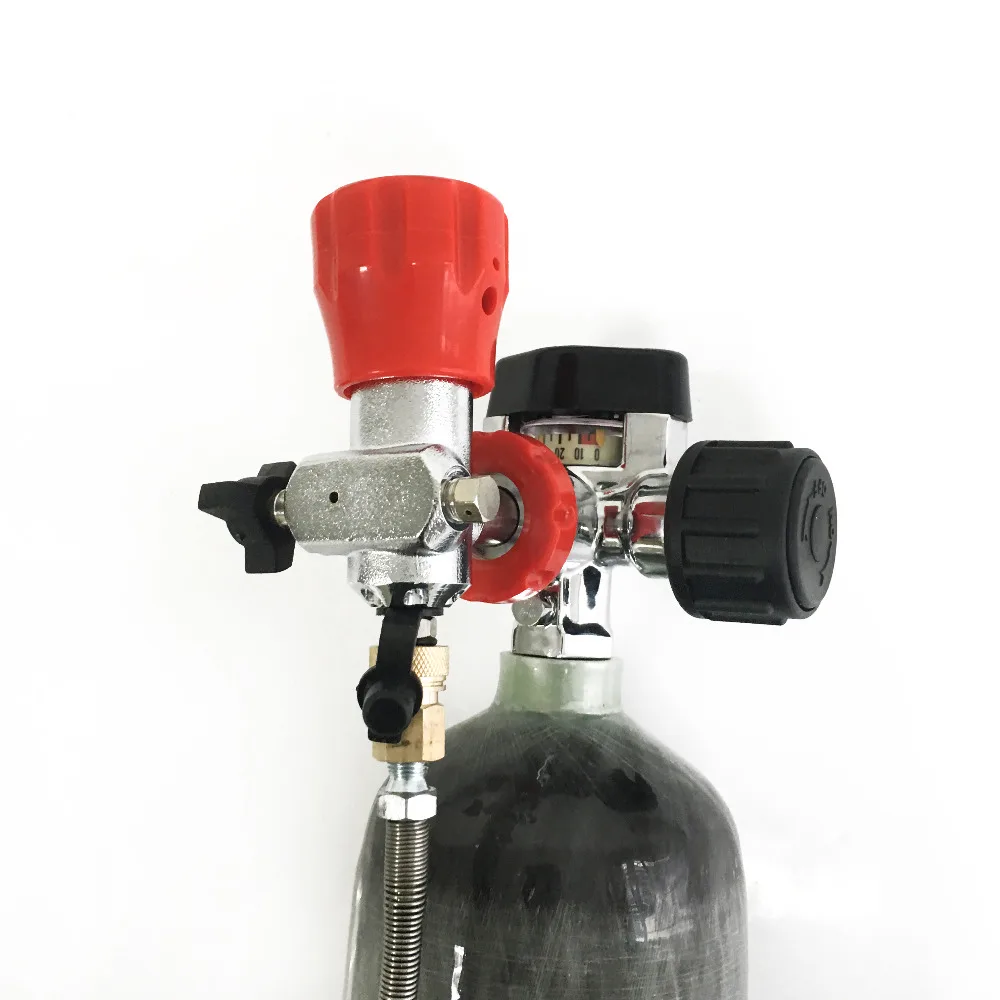 Verkauf AC103201 3L Hpa Scuba Gas Zylinder/Flasche 300Bar Pcp Gewehr Condor Druck Tauchen Luftgewehr Ventil Softgun Für Schießen Ziele