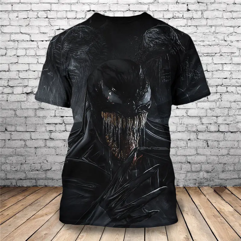 Горячая Новинка черная толстовка с 3D принтом Venom уникальные пуловеры топы мужская одежда Прямая поставка F116