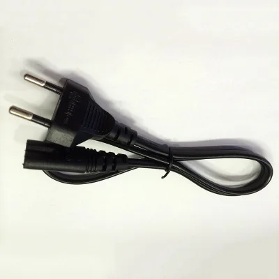 0.6 m small European standard double round eight-tail power cord camera adapter | Электроника