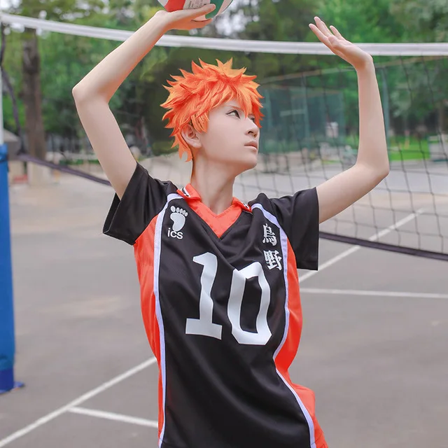 Аниме Karasuno старшеклассные костюмы для косплея спортивная одежда Haikyuu! Hinata Shyouy
