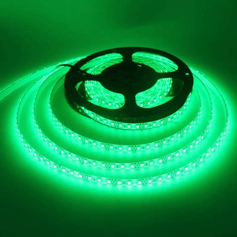 

SZYOUMY 10M/Lot 2835 SMD 120Led/m 600 Leds Epoxy Resin IP65 waterproof Flexible LED Strip Light Green blue red white