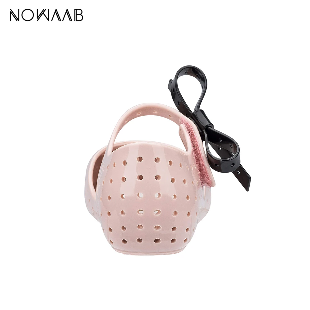 Новинка 2019 оригинальные детские сандалии желе Mini Melissa Furadinha X детская пляжная
