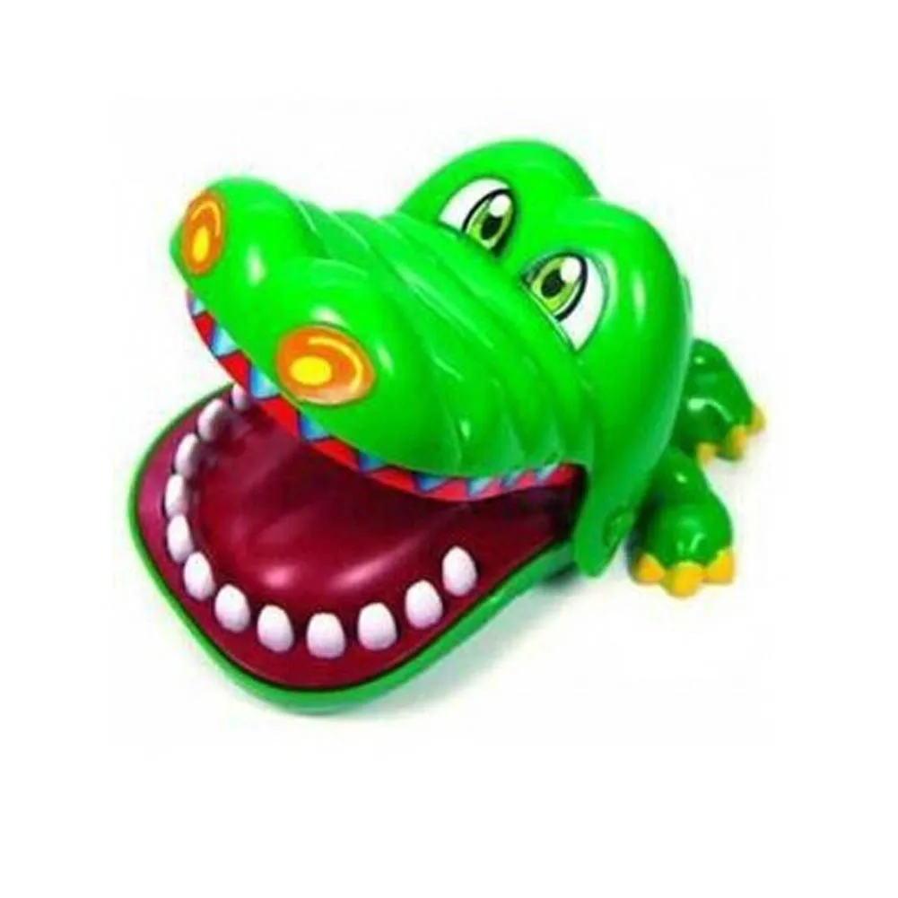 1 шт. большой размер Новый в коробке крокодил Рот стоматолога укуса палец игра