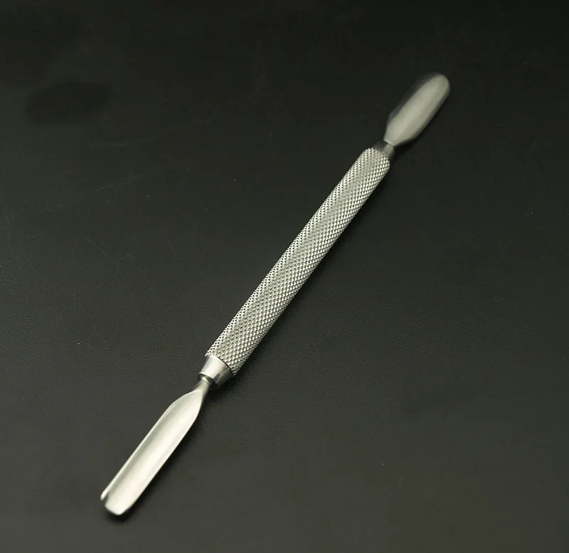 KIMAXCOLA 1PCS Nail File Cuticle Spoon Remover Manicure Trimmer Pusher Stainless Steel Tools high qualityBeauty to | Красота и