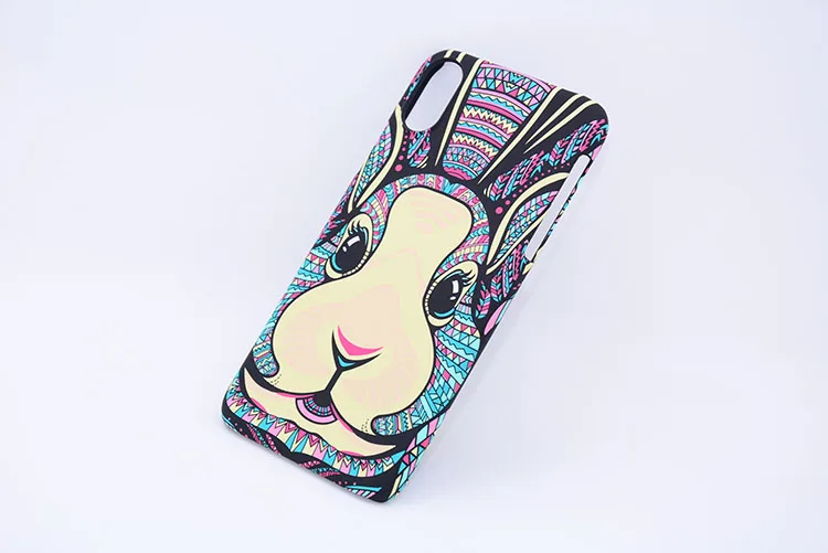 Для iPhone 11 Pro Max 5 6 7 8 Plus X XS XR лесной король ацтекские животные лица Лев волк Сова шаблон жесткий чехол для телефона с рисунком чехол