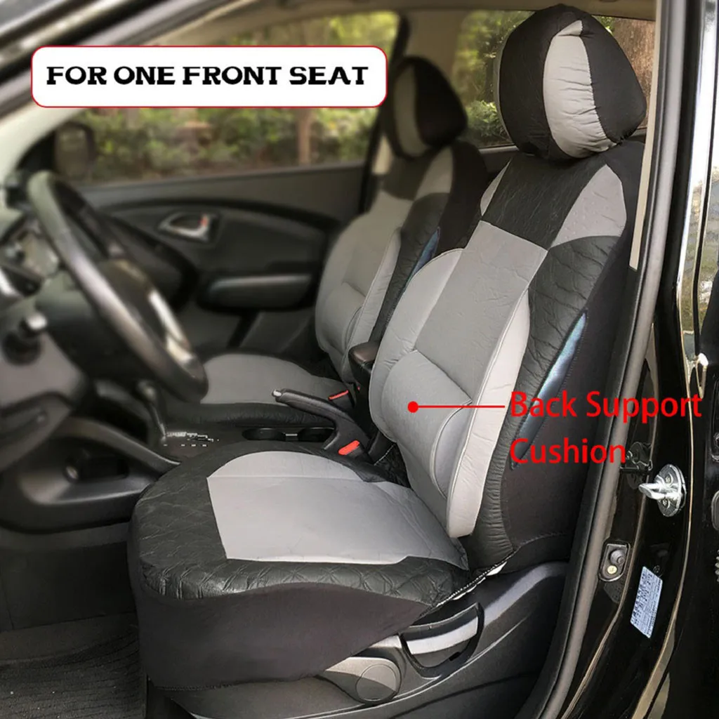 Универсальный автомобильный чехол TIROL для сиденья с поясничным одним передним