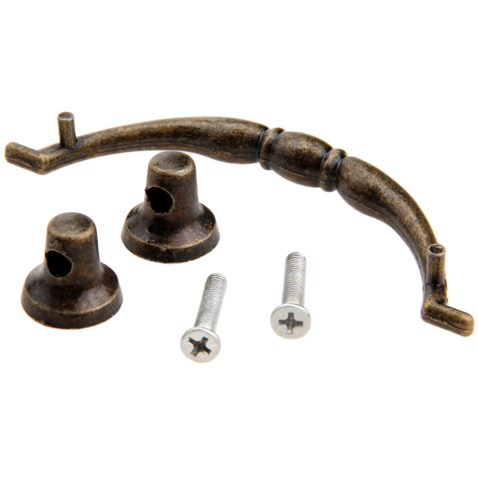 1 шт. Античная бронзовая мебель ручки для шкафа и шкатулки ювелирных изделий