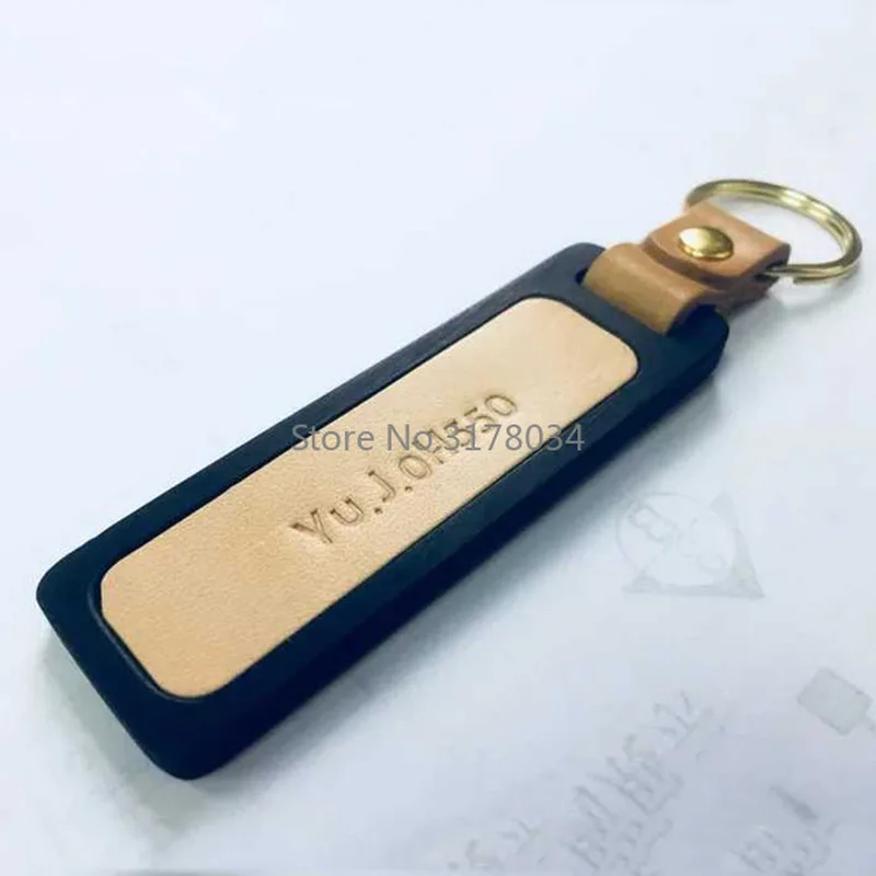 2019 Япония стальное лезвие деревянные штампы DIY Кожаный Автомобильный Брелок