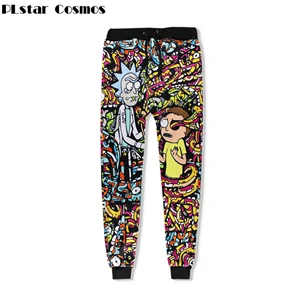 color as the picture PLstar Cosmos, брендовая одежда, толстовка,, новая мода, для мужчин/женщин, с капюшоном, наборы, 3d принт, Рик и Морти, толстовки с капюшоном - Цвет: color as the picture