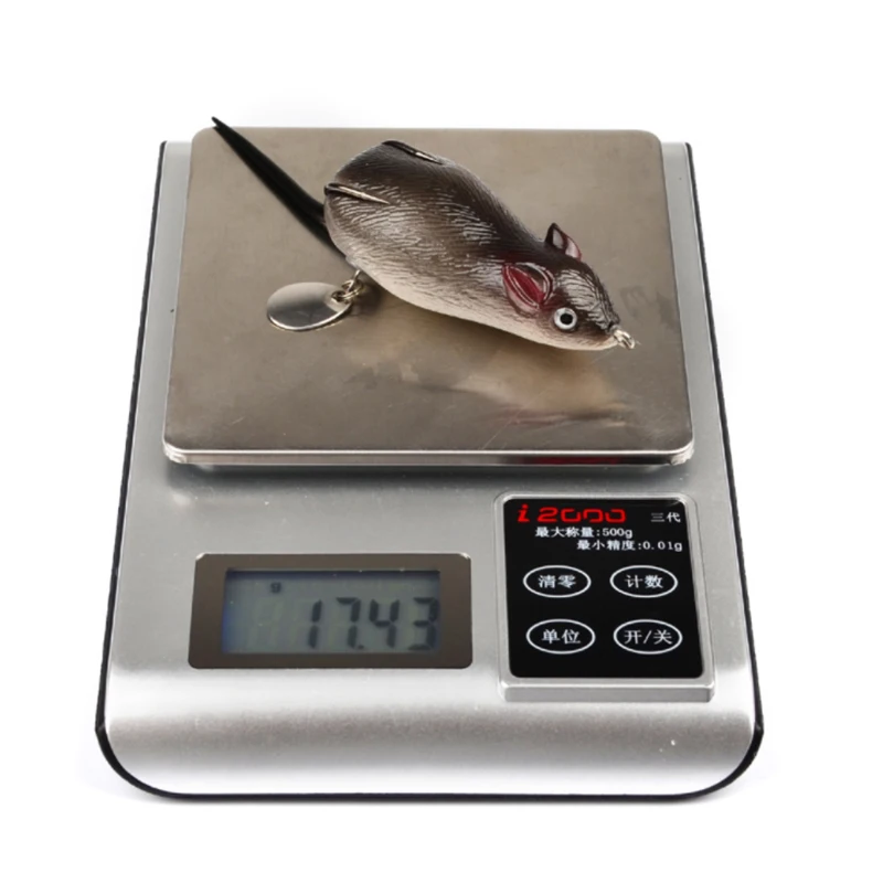 1Pcs Mouse Lure 7cm 17g Fishing Lures Double Hooks Frog With Spoon Artificial Crank Strong For Sea Tools Accessory | Спорт и