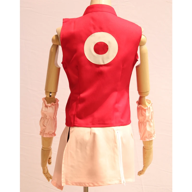 Naruto Cosplay Costume Haruno Sakura Anime Costumes Zipper Halloween Women Clothing Set Red Dropshipping | Тематическая одежда и