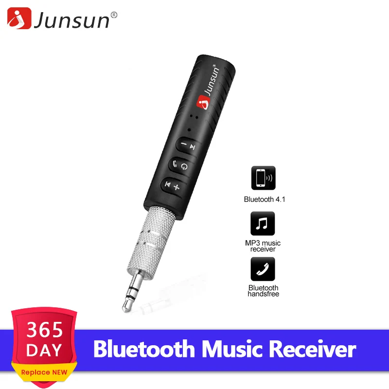 Junsun 3 5 мм автомобильный комплект Bluetooth громкой связи вызов музыки аудио приемник