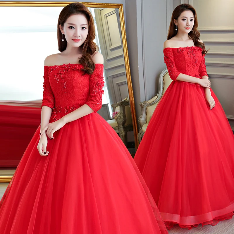 Ruthshen платья для дебютантов новинка 2020 Quinceanera красные Бальные с открытыми плечами