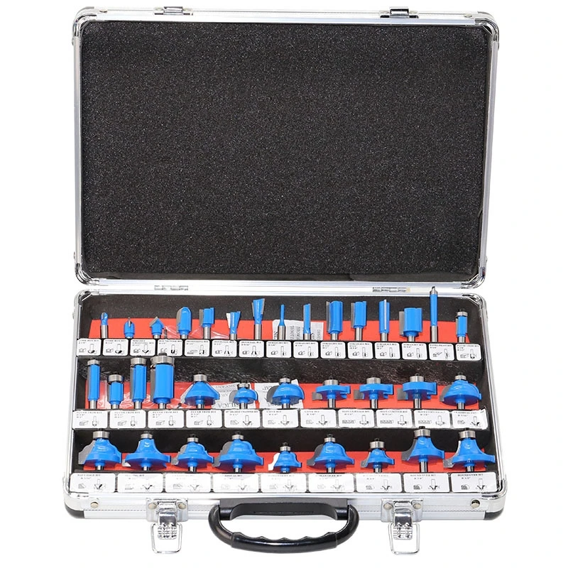 

free shipping 35pcs Milling Cutter Router Bit Set 6.35mm Wood Cutter Carbide Shank Mill Woodworking Engraving Cutting Tools