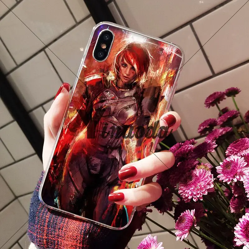 Yinuoda N7 Mass Effect Custom Photo мягкий чехол для телефона iPhone X XS MAX 6 6S 7 7plus 8 8Plus 5 5S XR | Мобильные