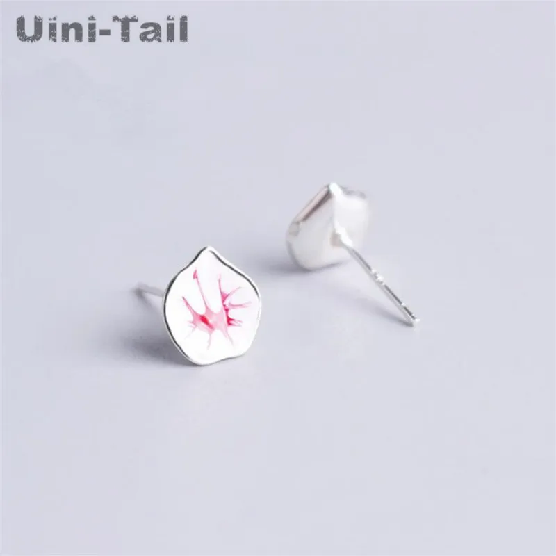 Uini-Tail горячие новые дизайнерские оригинальные серьги в виде лепестков вишневого