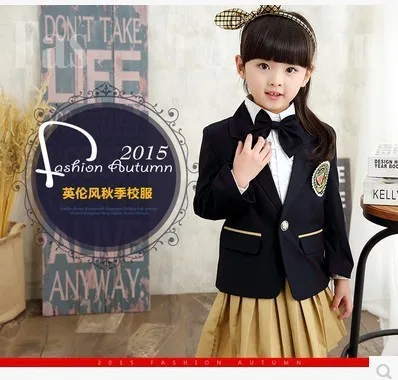 Комплект школьной формы для мальчиков и девочек комплект из куртки рубашки шорт