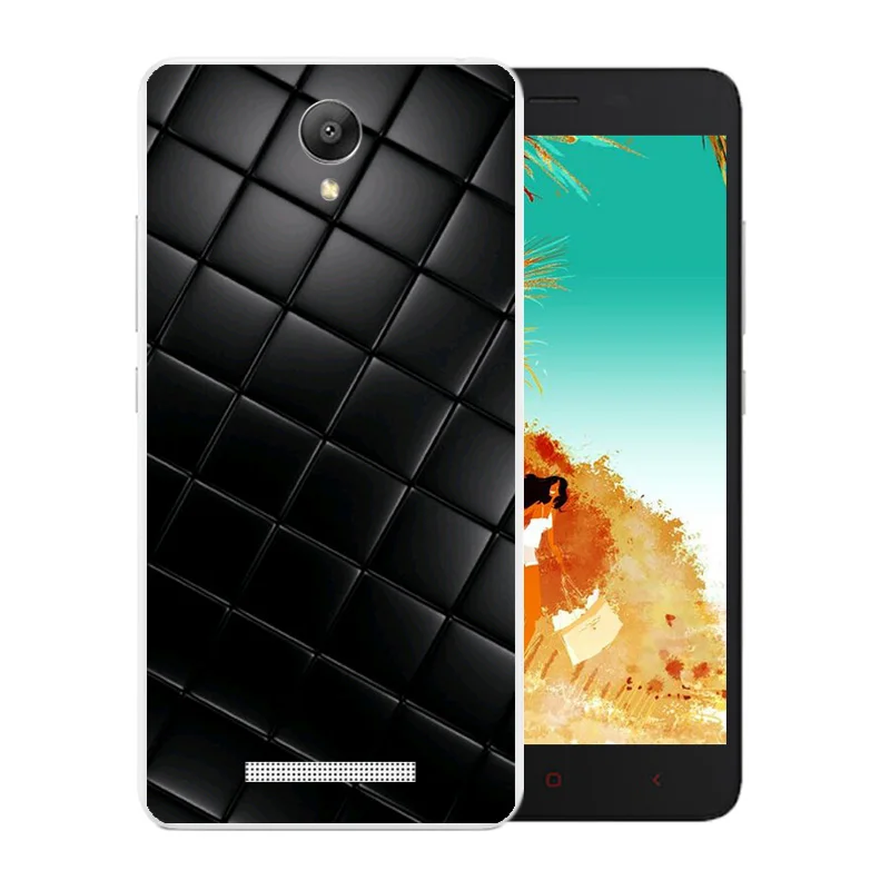 5 дюймов для Xiaomi Redmi Note 2 задняя крышка цветной узор прозрачный мягкий TPU чехлы