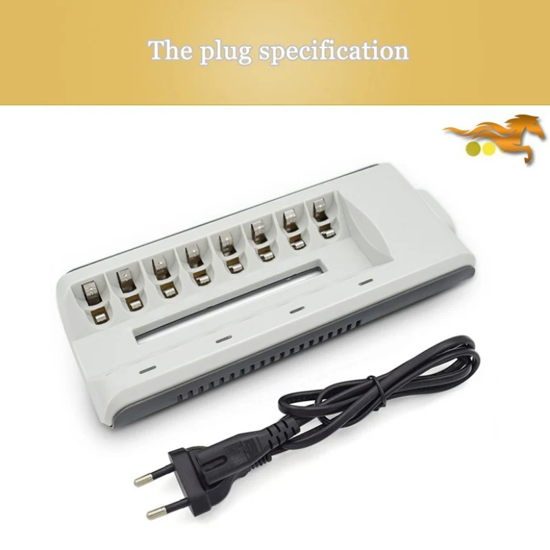 Universal 8 slots Battery Charger Home AC EU US Plug Power Charging Adapter with LED Indicator for AA AAA Batteries hot | Электроника