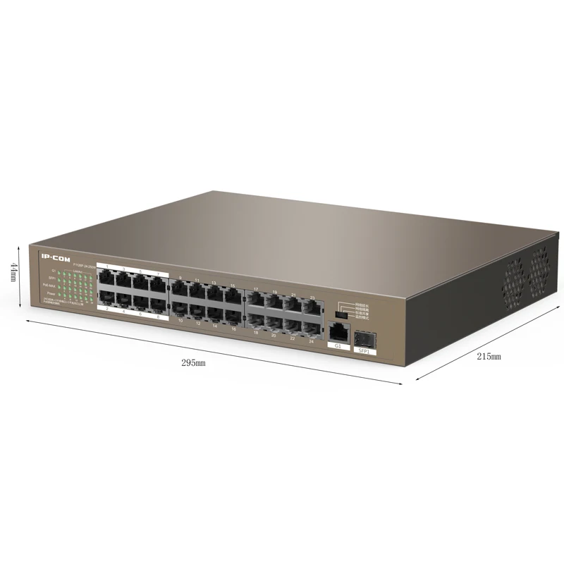 F1126P-24-250W 24 10/100 Мбит/с Base-TX RJ45 порт Ethernet сетевой коммутатор порта s 225 Вт PoE источник