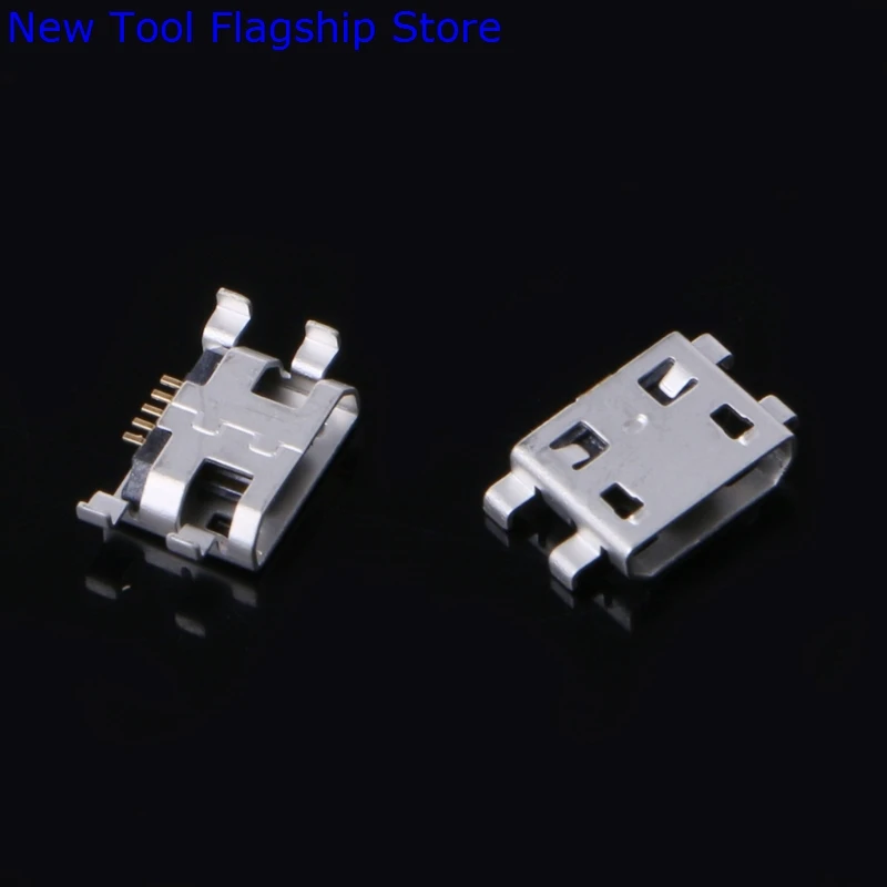 10 шт. Тип B Micro USB 5 Pin гнездовой Зарядное устройство крепление с портом Jack для
