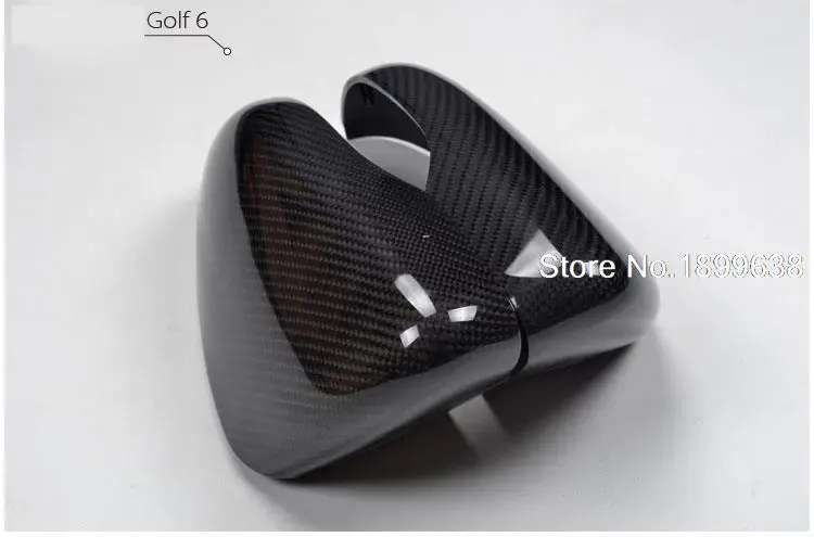 1:1 Replacement Carbon Fiber Rear View Mirror Cover For Volkswagen Golf 6 R20 2008 - 2012 Without LaneAssit | Автомобили и