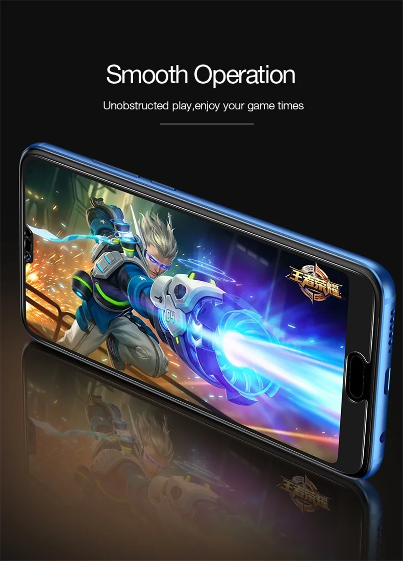 CAFELE Защита экрана для huawei P30 P20 Pro Honor 10 9 8 закаленное стекло 2.5D HD прозрачное защитное стекло не полное покрытие пленка