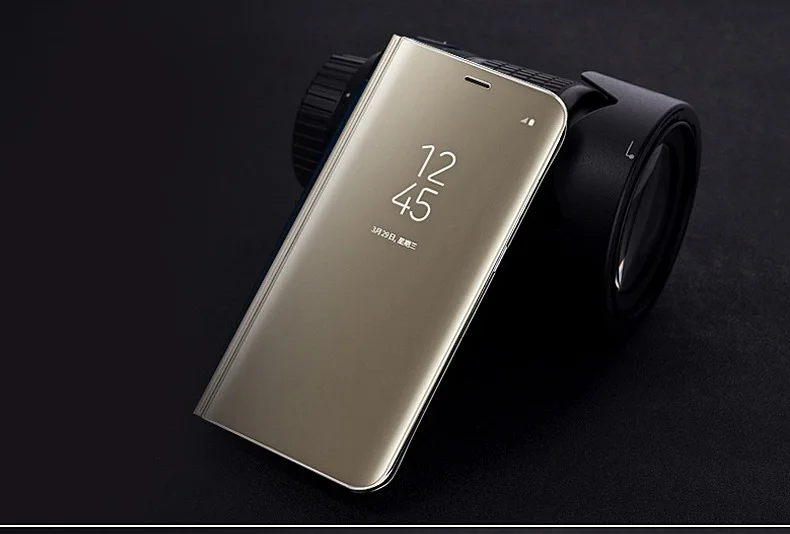 Смарт-зеркало Посмотреть чехол для huawei mate 8 clear View mate8 смартфон | Мобильные