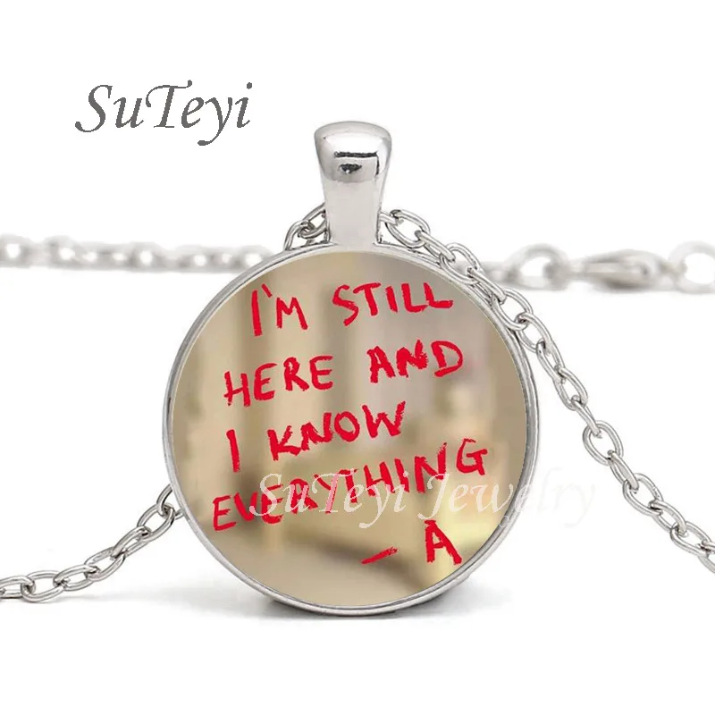 Новинка медная цепочка SUTEYI с логотипом pretty little liars чокер для женщин массивное
