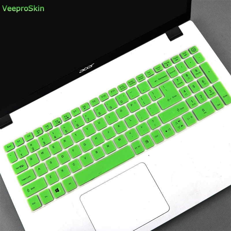 Для acer Aspire 7 A715-72G a715-71g A715 72G 71 г A315-21/31/32/51/53 A515 A615 15,6 дюйма Клавиатура силиконовый чехол