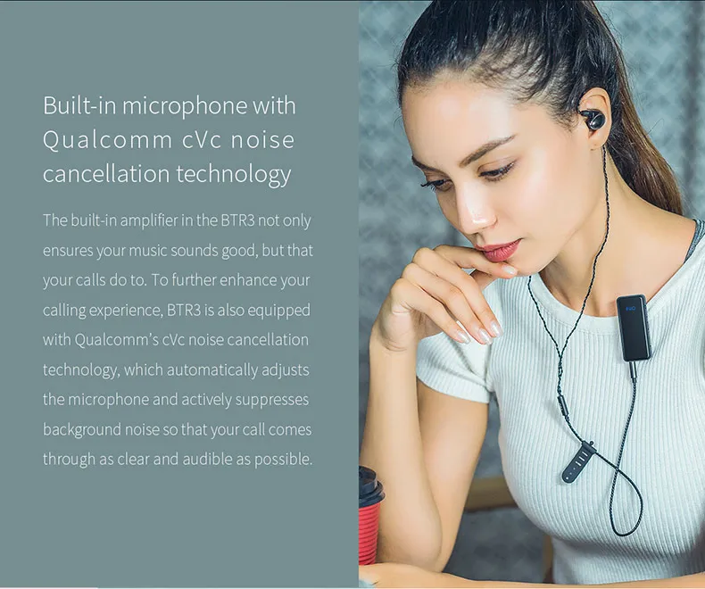 FiiO BTR3 CSR8675 AK4376A USB DAC портативный Bluetooth APTX HD LDAC LHDC Type C 3,5 мм усилитель для i phone/Android телефонов/ПК