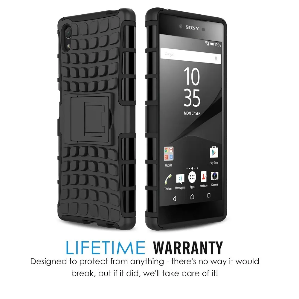 Для Sony Xperia Z3 Compact case 3 в 1 Броня Противоударный Защитная Back Case Cover Z4 Z5 Компактный
