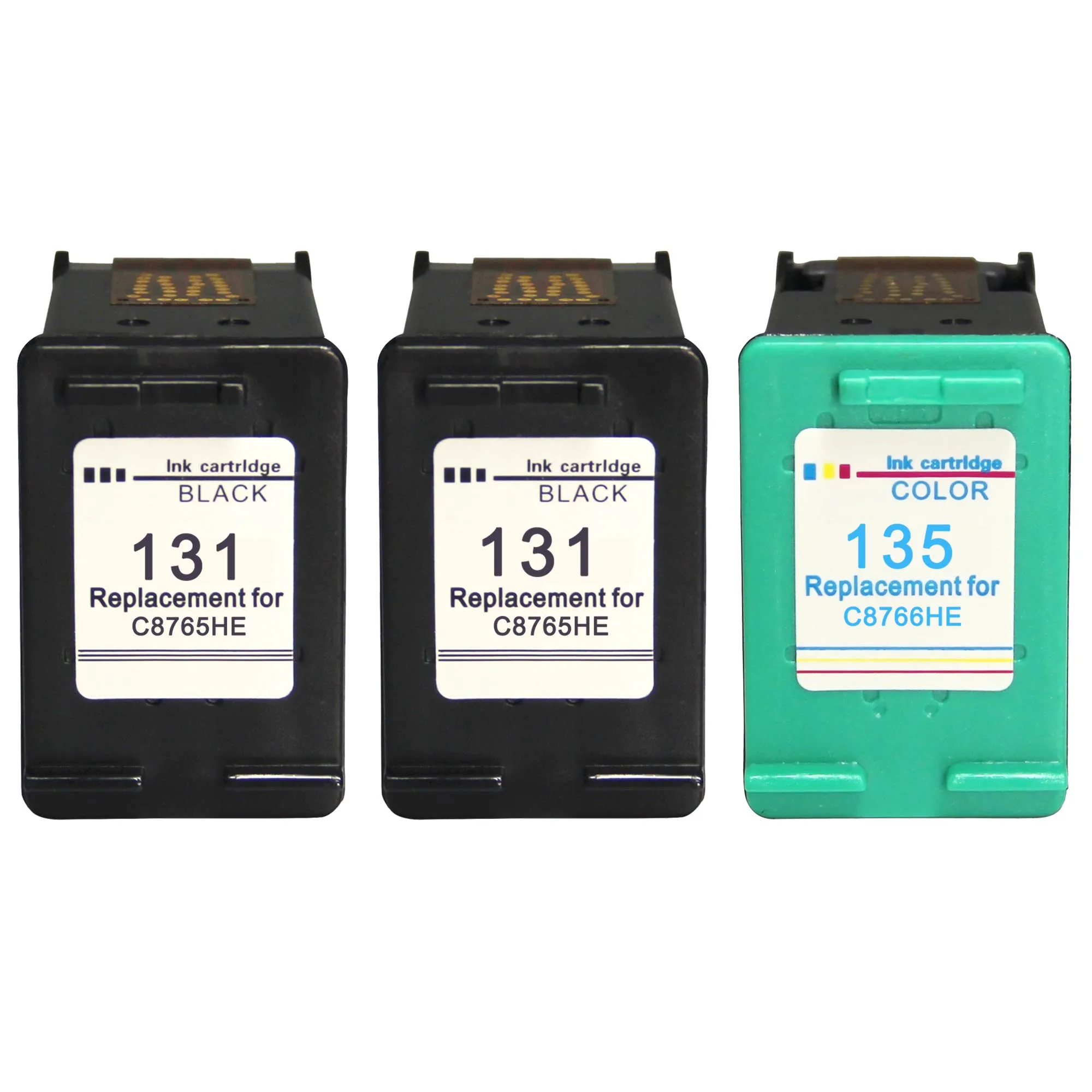 2 x 131 and 135 Ветеран 131 135 чернильный картридж Замена для hp 131 hp 135 hp Deskjet 460 5743 5943 6843 photosmart 2573 2613 PSC1600 2350 принтер - Цвет: 2 x 131 and 135