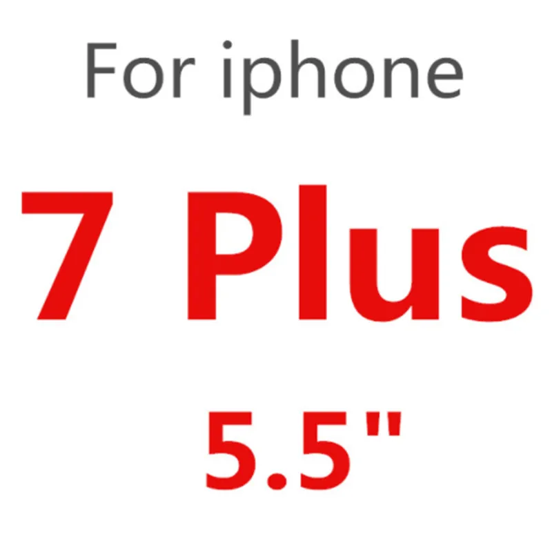 i7 plus 2 шт металлическая рамка закаленное стекло для iphone 6 6s 7 8 plus 3d изогнутый экран протектор для iphone x xs max 5 5S se защитная пленка - Цвет: i7 plus