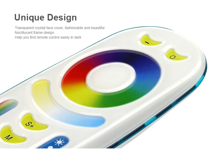 [Seven Neon]10sets nique design 2.4GHz wireless color temperature 4-zone RGB+CCT remote controller for led strip bulb spot light | Лампы и