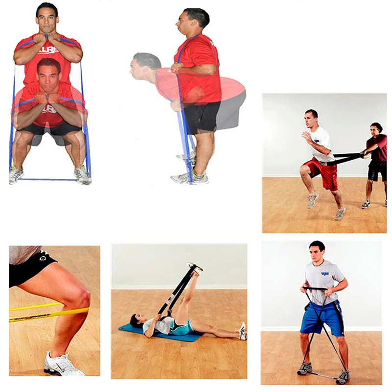 Фитнес резистор 2 08 м латексный эспандер крестообразная петля Пилатес