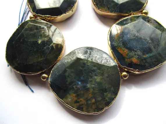 40-55 мм большие натуральные огненные сумасшедшие бусины из агата с золотыми