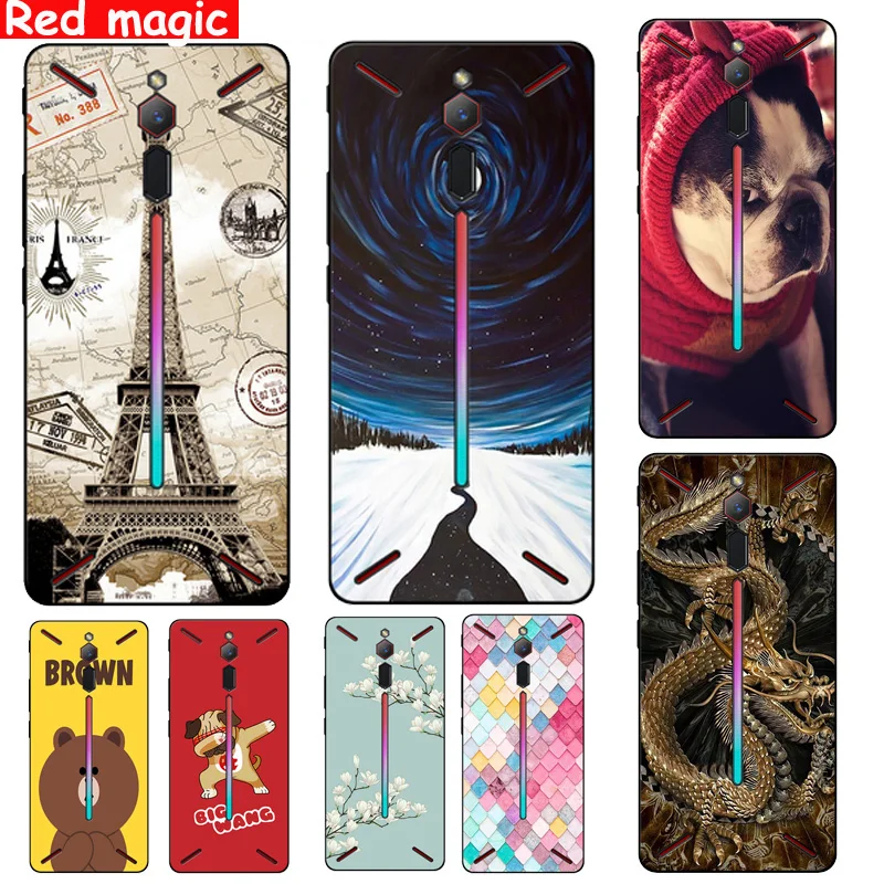 Чехол 6 0 дюйма для Nubia Red magic мягкая задняя крышка из ТПУ с мультяшным рисунком ZTE