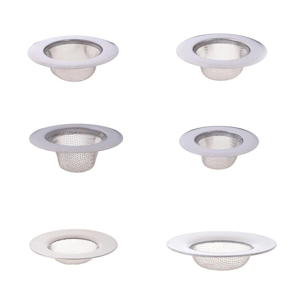 

Kitchen Sink Strainer Drain Hole Filter Trap Metal Sink Strainer Stainless Steel Bath Sink Drain Waste Screen 5.3-11.3CM