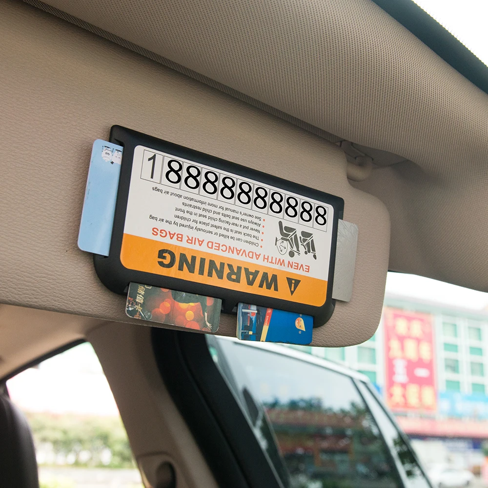 Автомобильный органайзер для солнцезащитных козырьков держатель карт со слотом