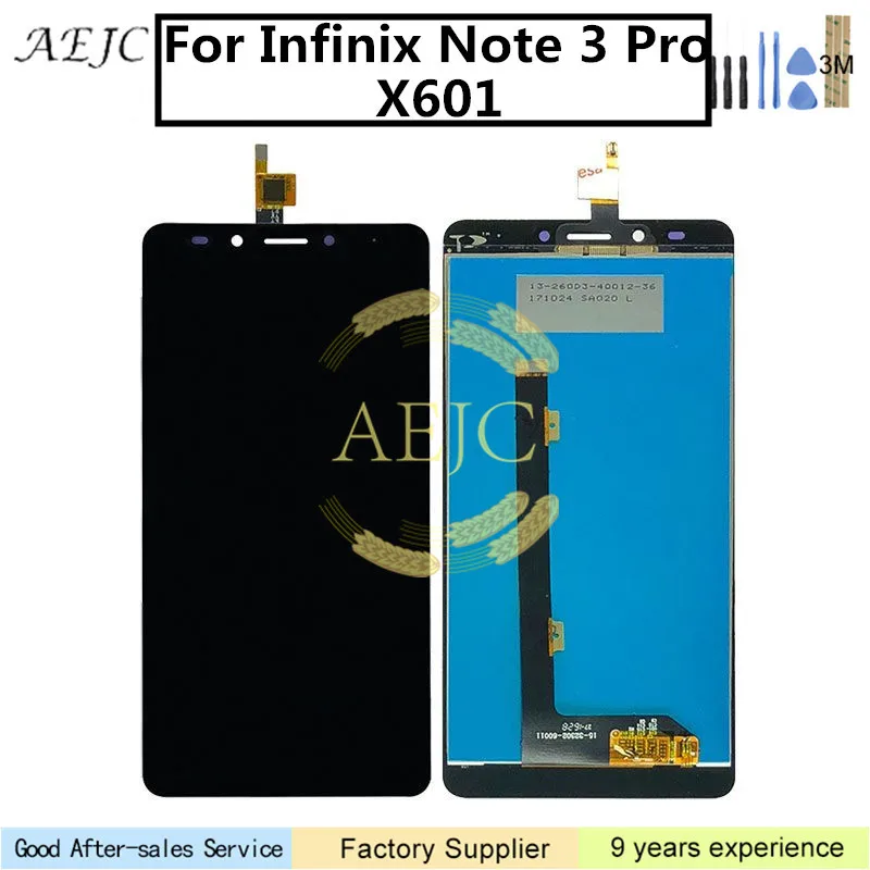 Для Infinix Note 3 Pro X601 ЖК-дисплей с кодирующий преобразователь сенсорного экрана в