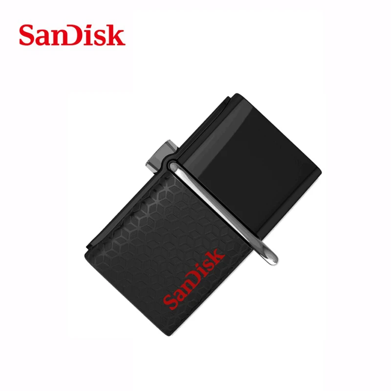 Флеш накопитель SanDisk с двойным USB 3 0 SDDD2 100% оригинал флеш OTG флешки накопители 130 м/с